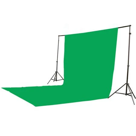 ePhotoInc 10 x 20 ft Green Screen Video Photo Backdrops Chromakey Screen Muslin Photography Background 1020g
