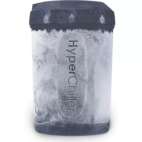 HyperChiller HyperChiller EBC-1023B 2-Pack Patented Coffee Beverage Cooler, Ready in One Minute, Reusable for Iced Tea, Wine, Spirits, Alcohol, Juice, 12.5 OZ, Black