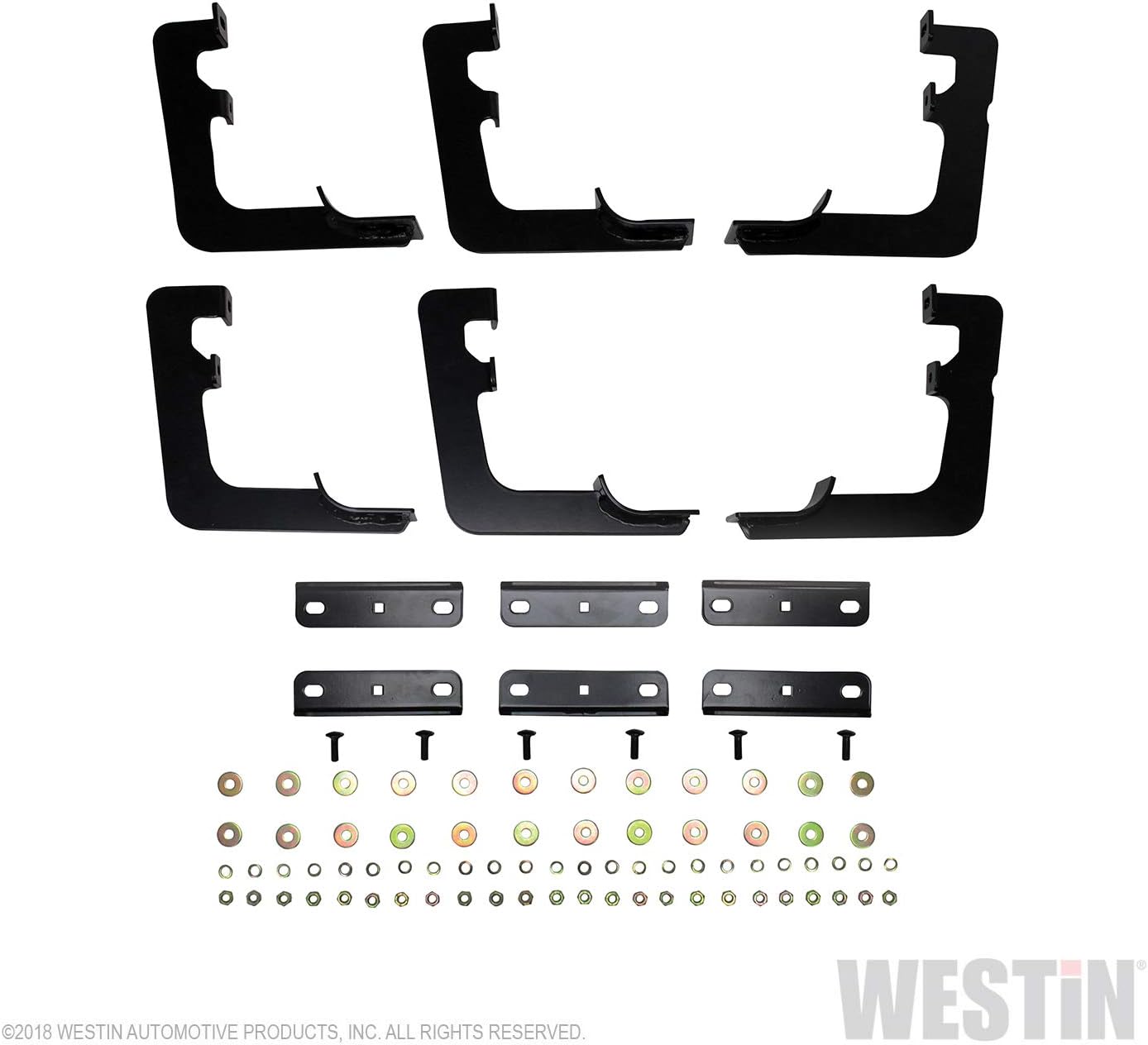 Westin Premier 4 & Premier 6 Nerf Step Bar Mount Kit | 2019-2020 Ram 1500 Quad/Crew Cab (Excl. 2019-2020 Ram 1500 Classic) | 22-2245 | 1 Pack, Black