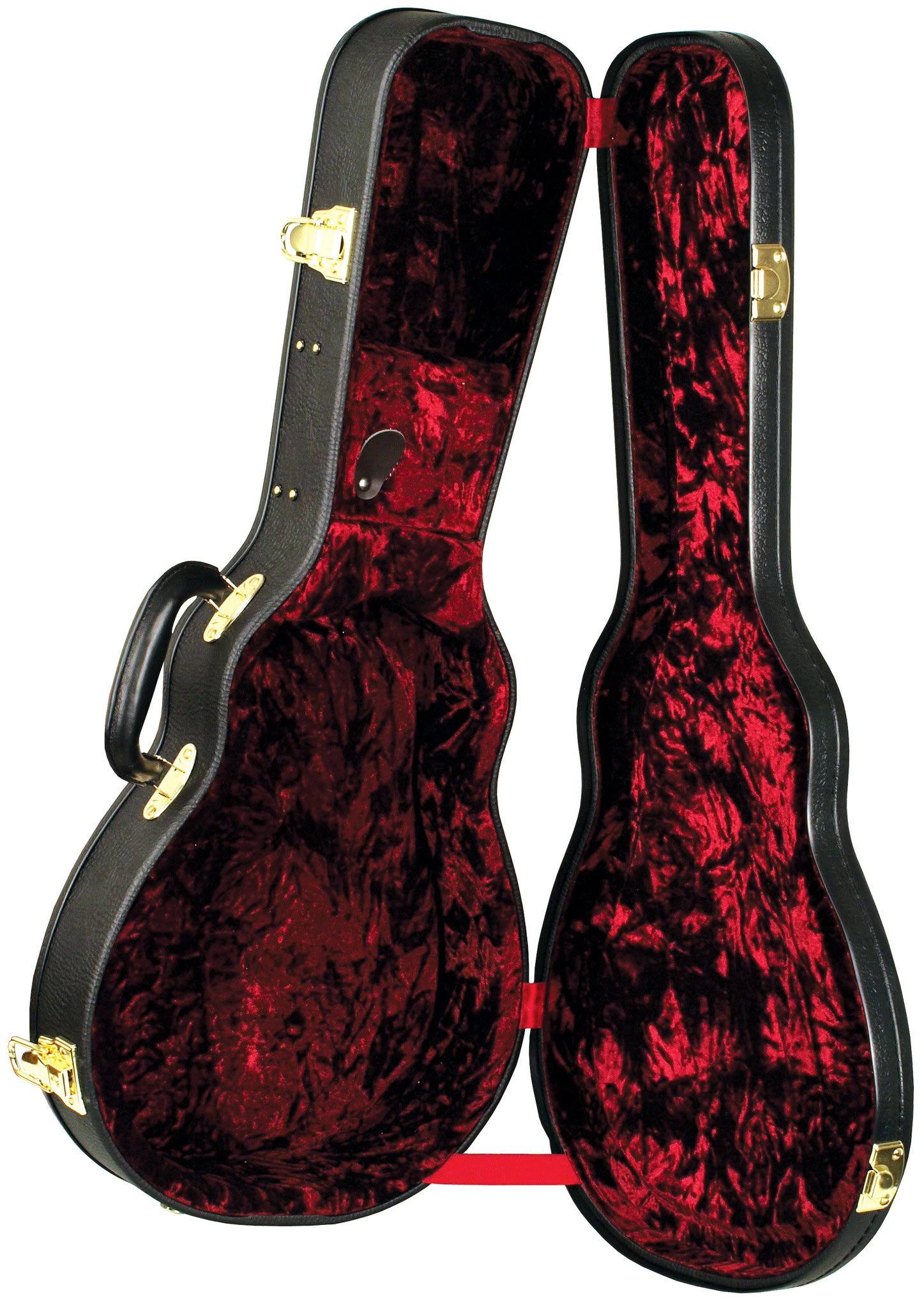 Stone F/A Mandolin Black Western Case w/ Hygrometer