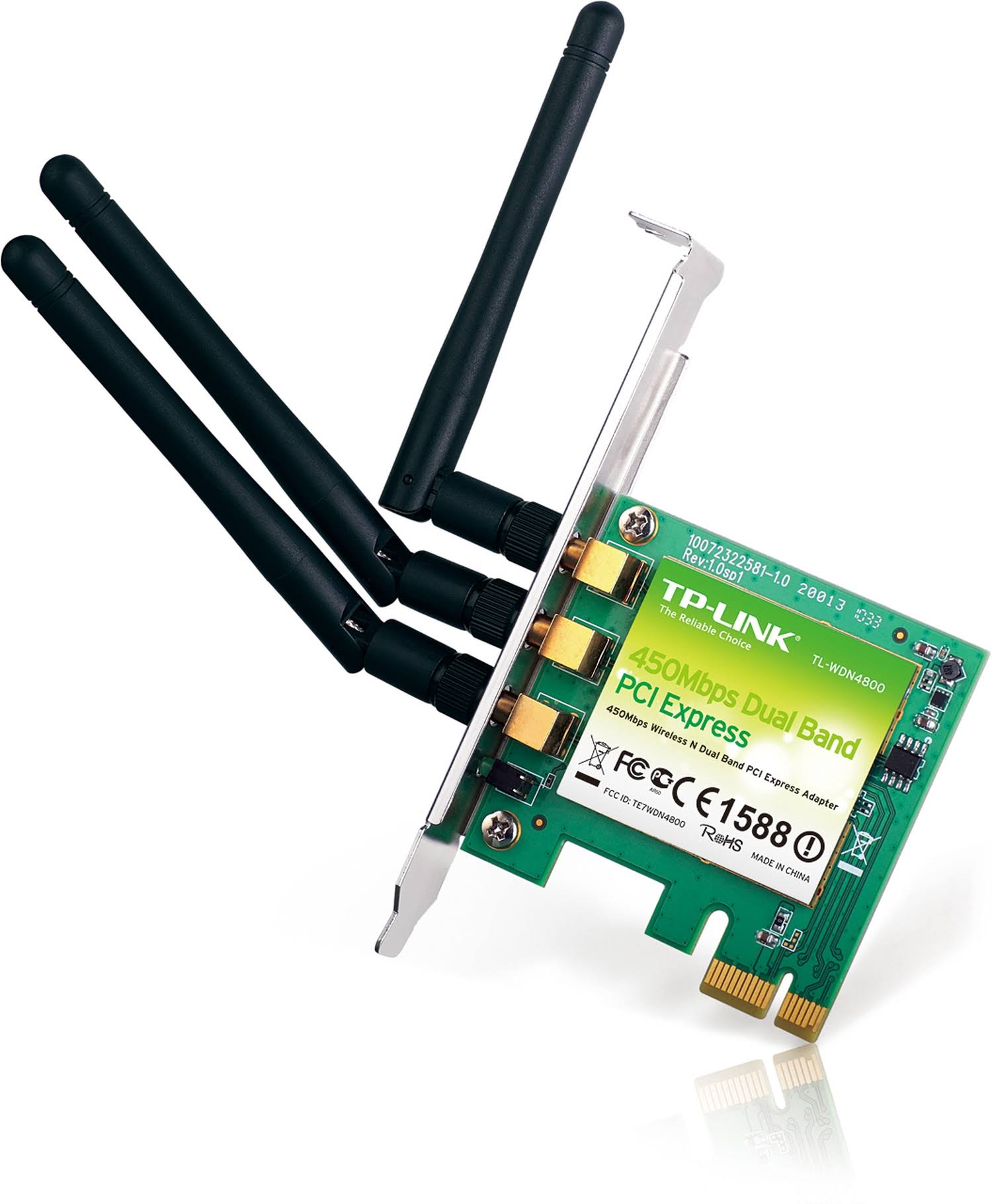 TP-Link TL-WDN4800 Dual-Band Network Adapter - PCIe - 802.11a/b/g/n - Detachable Antenna