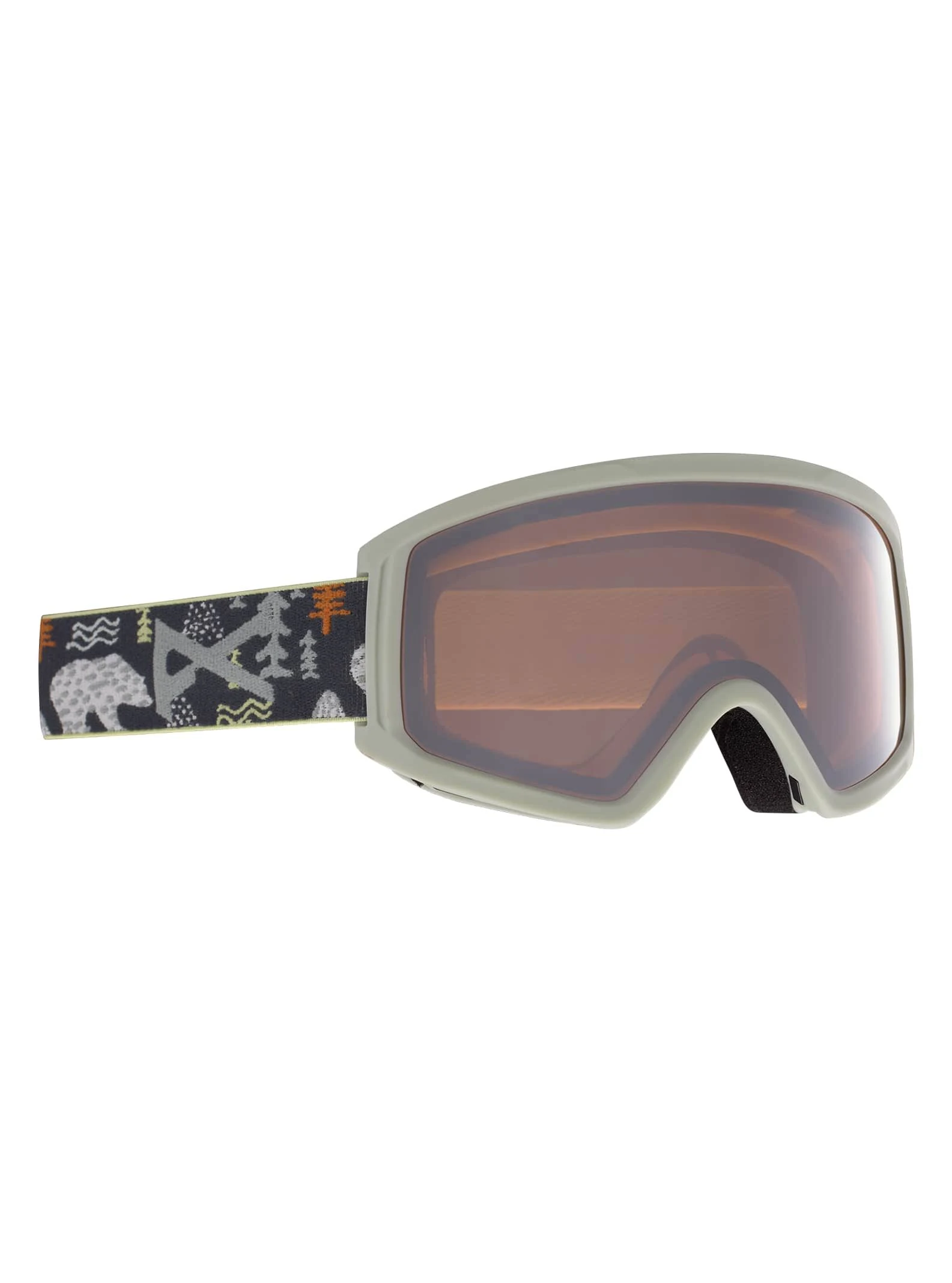 Anon Kid&s Tracker 2.0 Goggle, Polar Bear Gray/Silver Amber