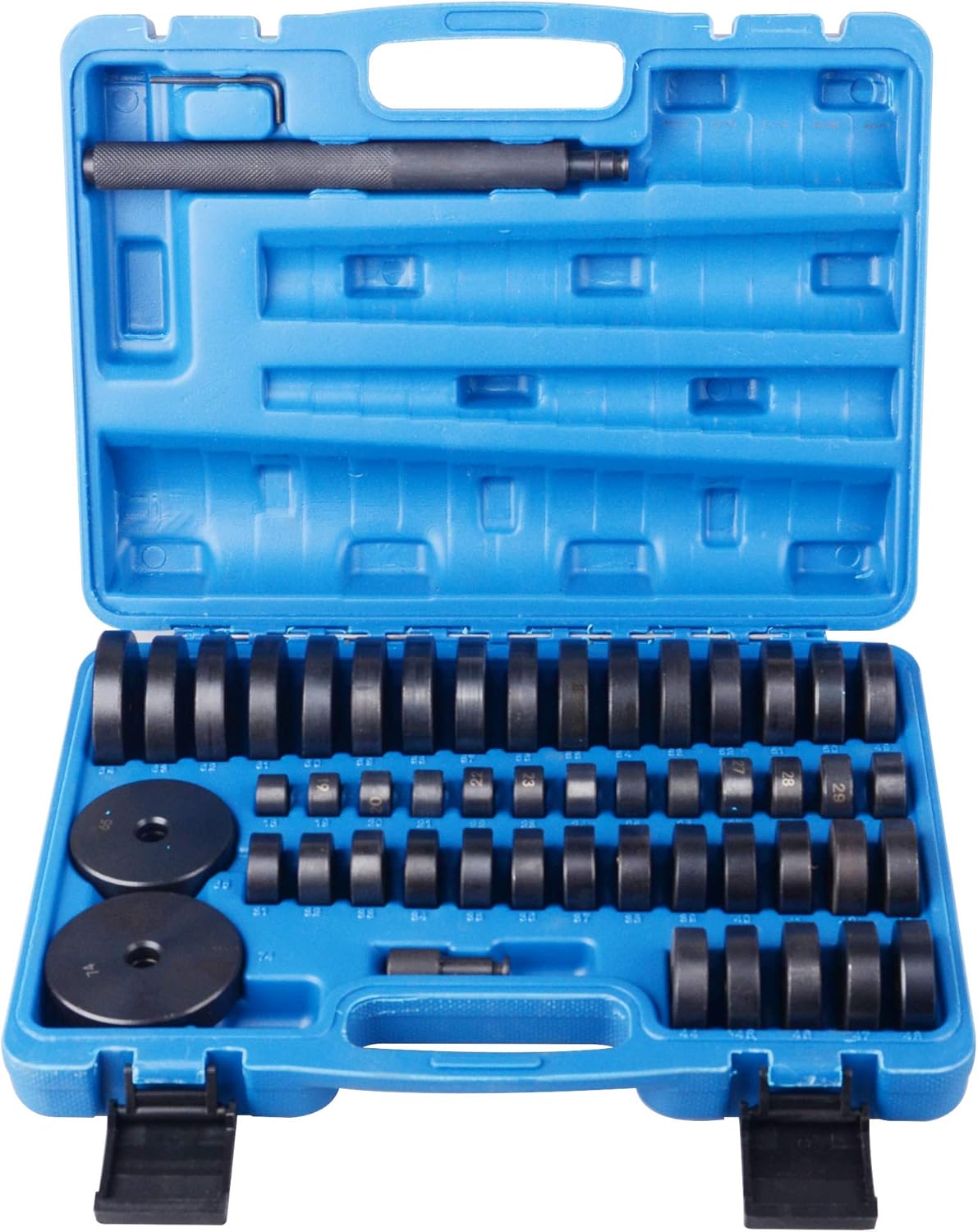 52-in-1 Custom Bushing Driver Se,Transmission Wheel Axle Bearing Race and Seal Installer, Press Tool Kit