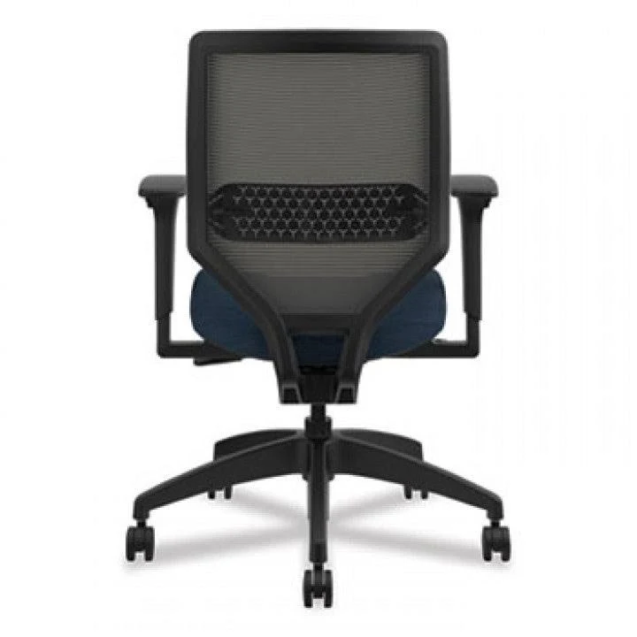 Solve Series Mesh Back Task Chair, Supports Up to 300 lbs., Midnight Seat, Charcoal BACK, Black Base