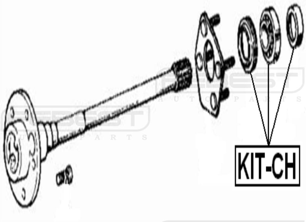 5012826AA - 1 Year Warranty - FEBEST # KIT-CH Pack of 2