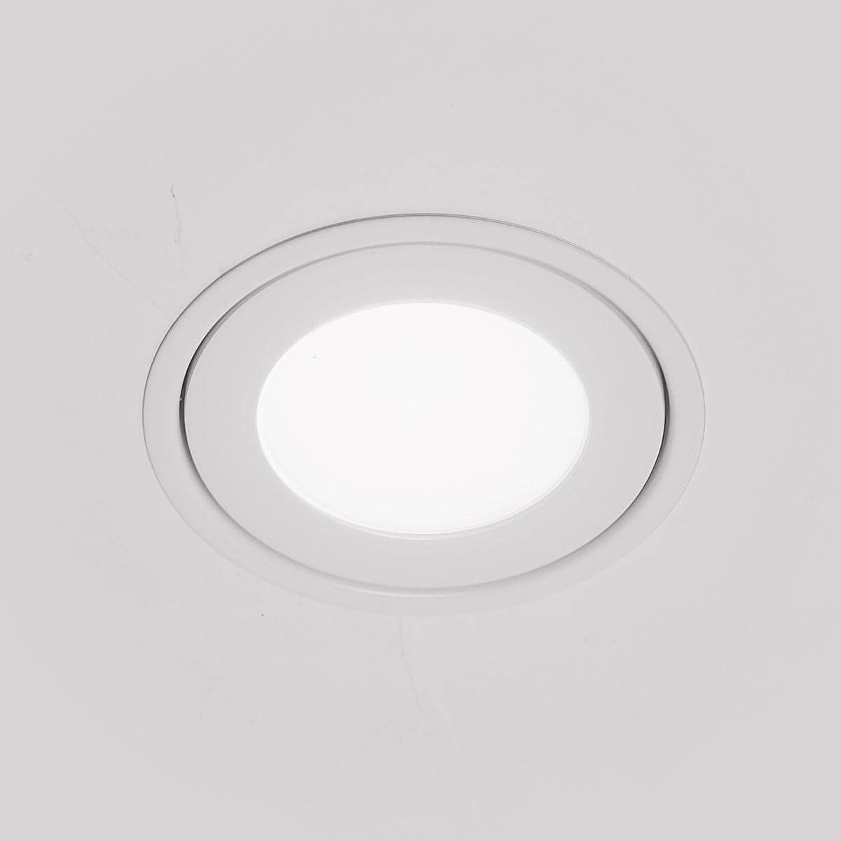 WAC Lighting HR-LED90-27-WT Contemporary Edge Lit LED HR-LED90 Button Light