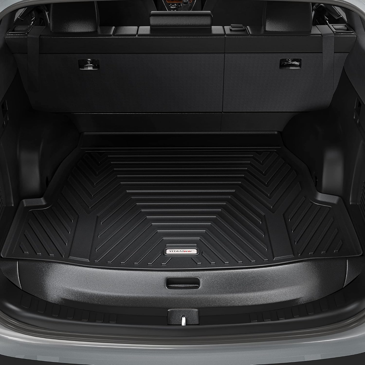 YITAMOTOR Custom Fit Cargo Mats Compatible with 2020-2021 Ford Escape No Hybrid, All Weather Protection Cargo Trunk Liner Black