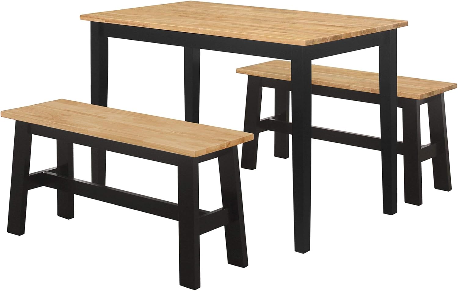 4D Concepts New York Table, Natural/Black