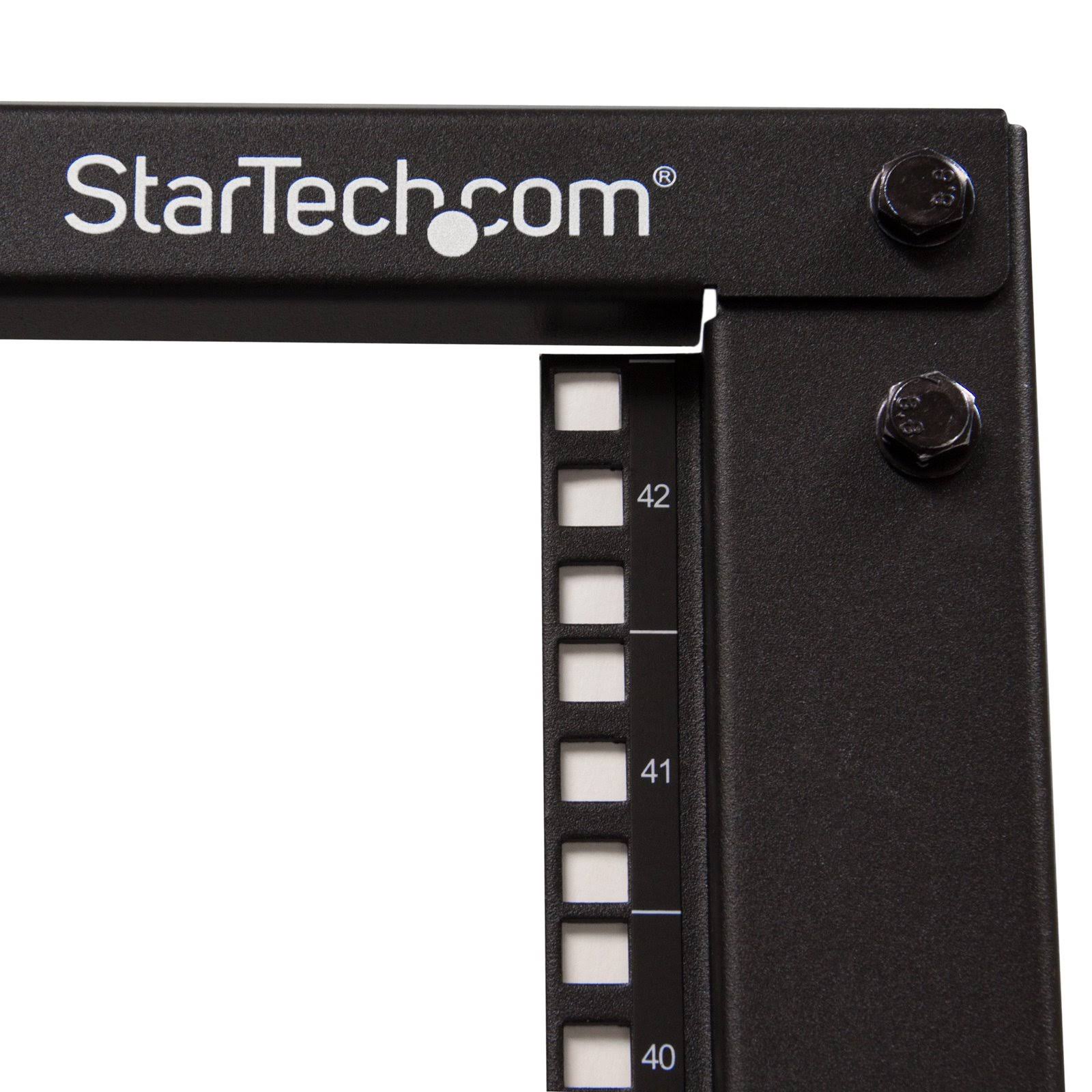 StarTech.com Adjustable Depth Open Frame 4 Post Server Rack Cabinet 4POSTRACK42