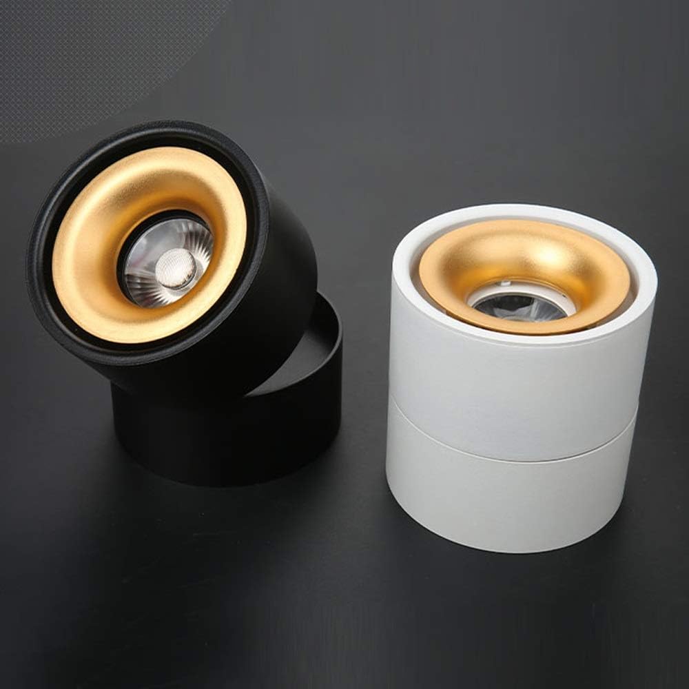 SHAOYH 3W Wall Mounted Track Spotlight Led Ceiling Light Background Wall Living Room Aisle Walk Bedroom Ceiling Lamp Wall Lamp Adjustable 360&deg; Spot Lamp Exhibition Hall Nordic COB Downlight