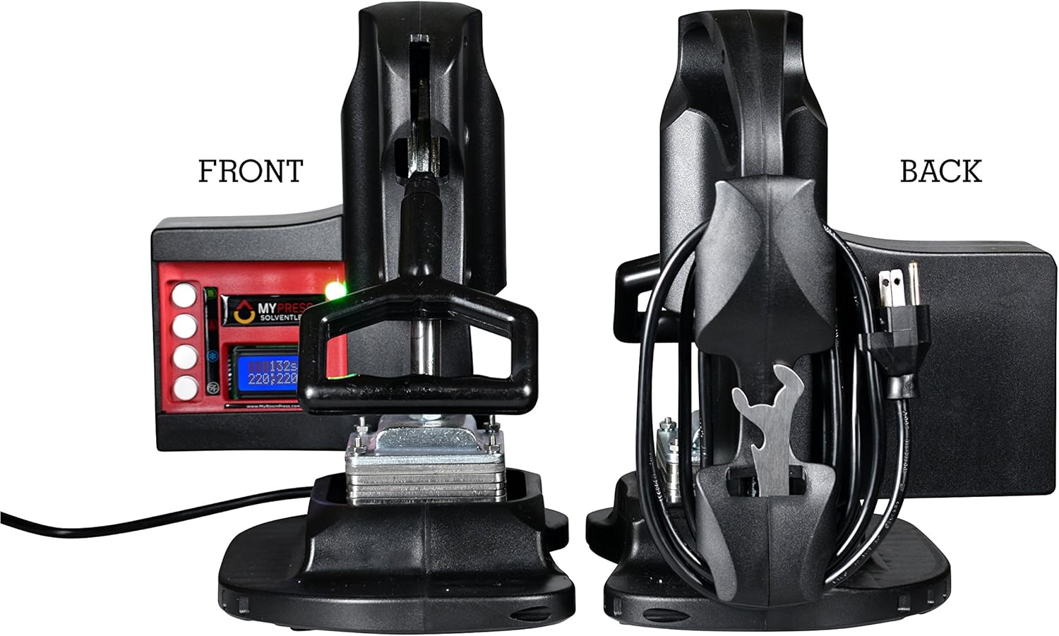 MyPress Gen 2, Portable Heat Press Machine, Digital Display, Stainless Steel Plates, Automatic Timer