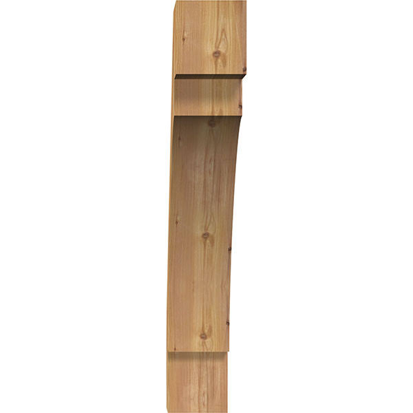6x22W x 38x22D x 38x22H Merced Rough Sawn Brace, Western Red Cedar