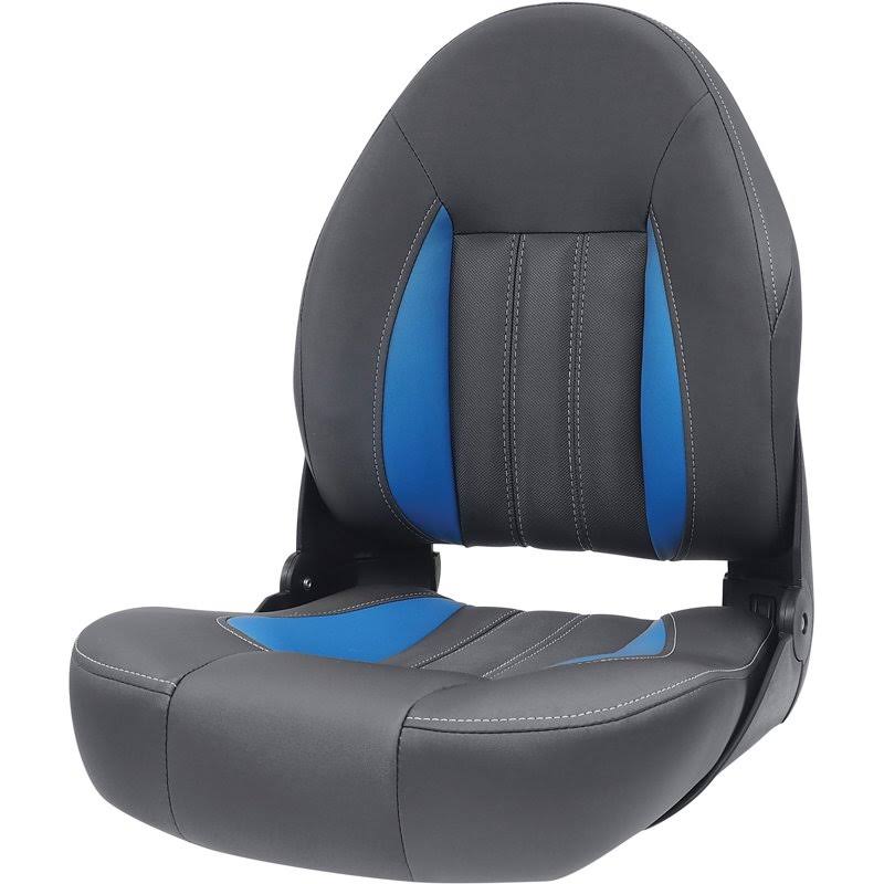 Tempress ProBax Le High-Back Boat Seat - Charcoal/Blue
