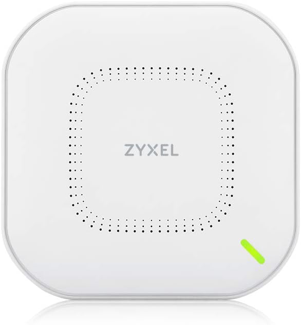 Zyxel True WiFi6 AX1800 Wireless Access Point (802.11ax Dual Band), 1.77 Gbps with Quad Core CPU and Dual 2x2 MU-MIMO Antenna, Manageable via Nebula APP/Cloud or Standalone [NWA110AX]