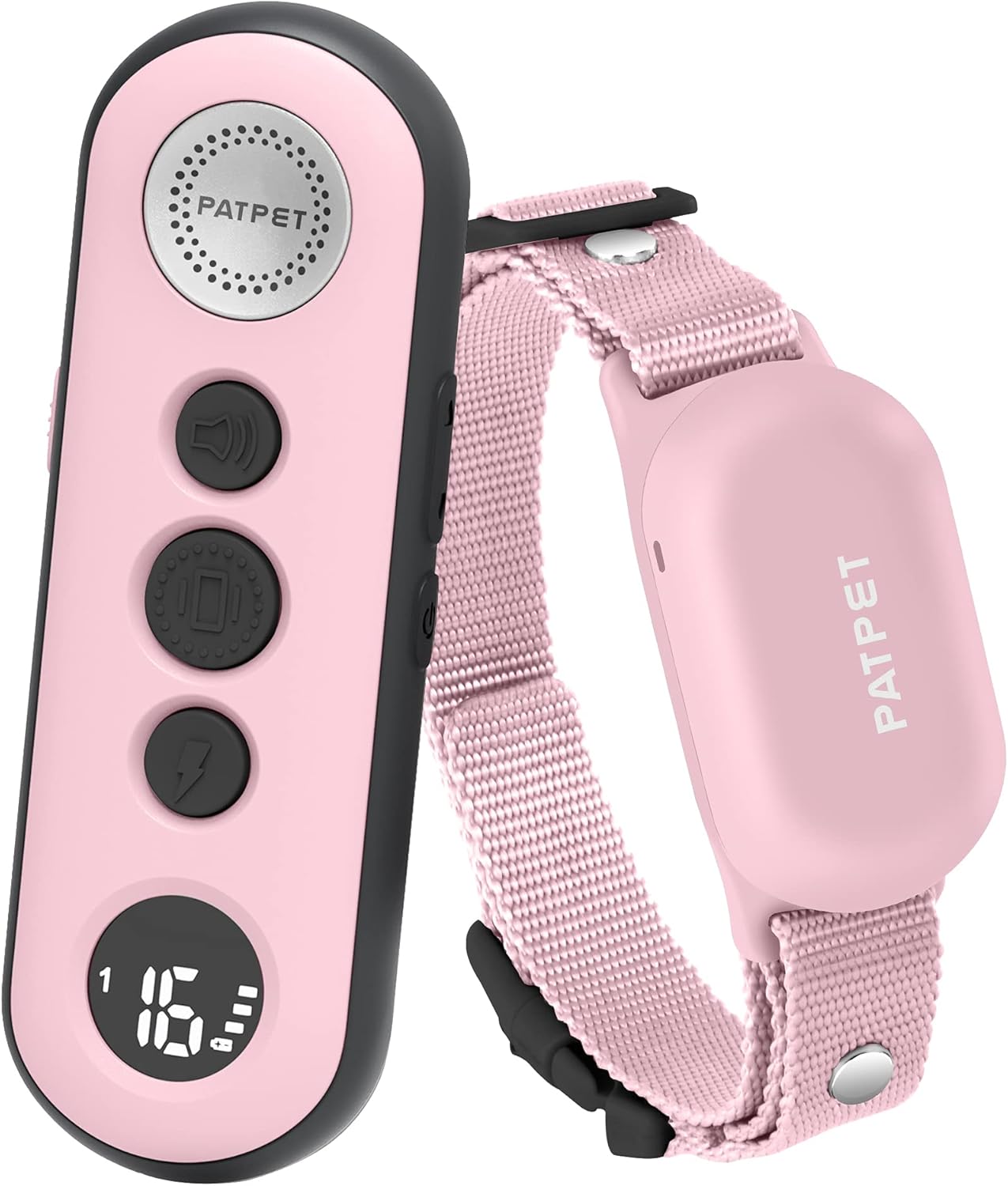 PATPET Dog Training Collar with 3 Safe Training Modes, Rechargeable IPX7 Waterproof Shock Collar with Remote, 3000 Ft Control Perfect for Small Medium Large Dogs(8-120 lbs) Pack of 2