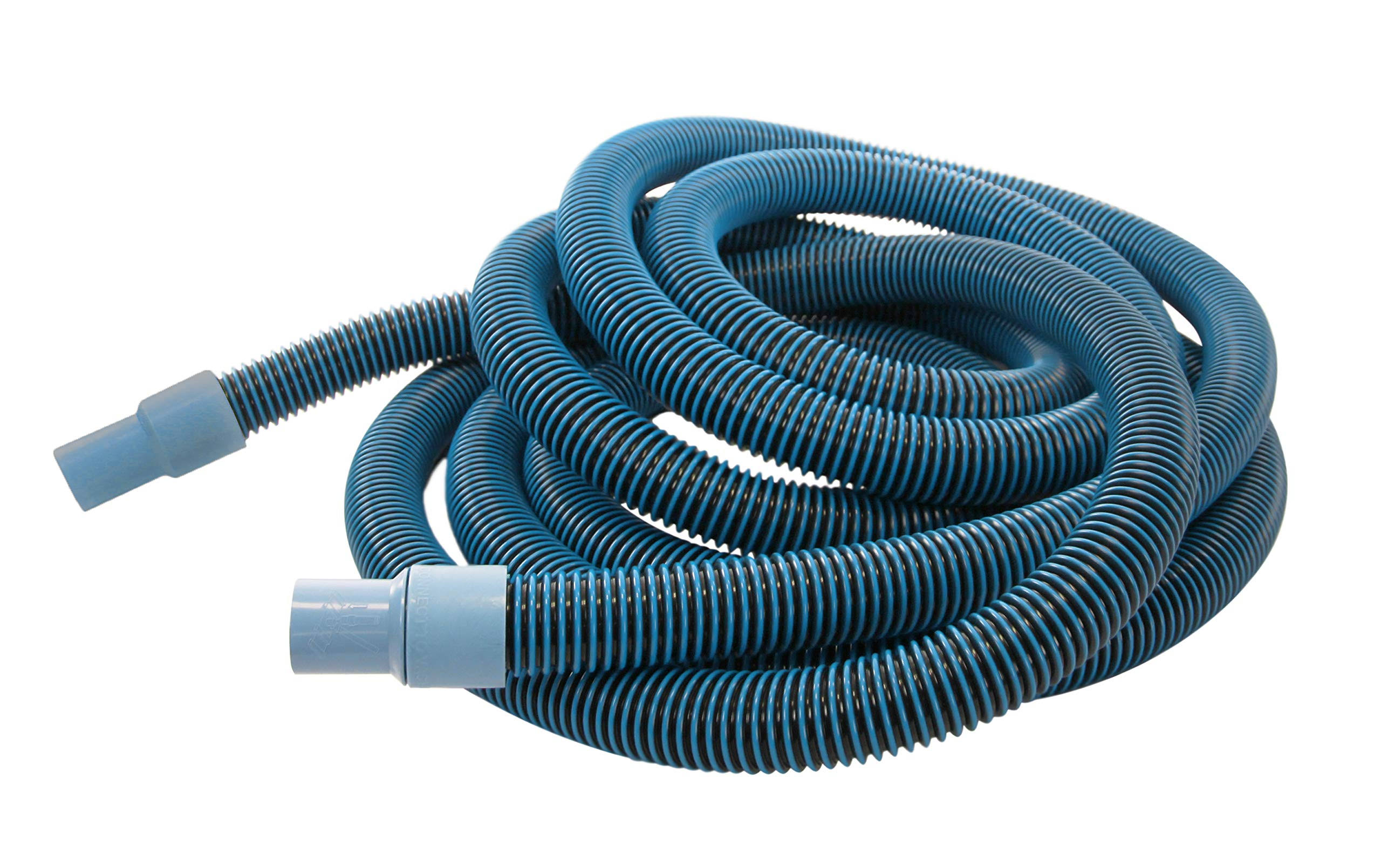 Plastiflex Long Spiral Wound Bosun Vacuum Hose and Swivel Cuff for Pool, 50 Foot