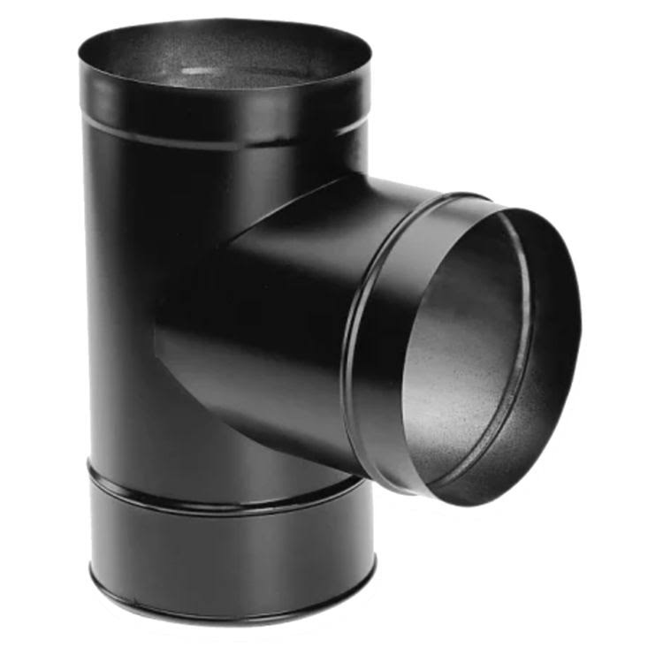 Duravent 8x22 DuraBlack Tee with Cover 8DBK-T