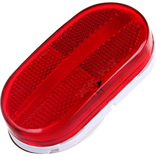 cciyu Universal Waterproof 12V Trailer Truck RV Red LED Oblong Side Marker Light 6 LEDs Unit Pack of 8