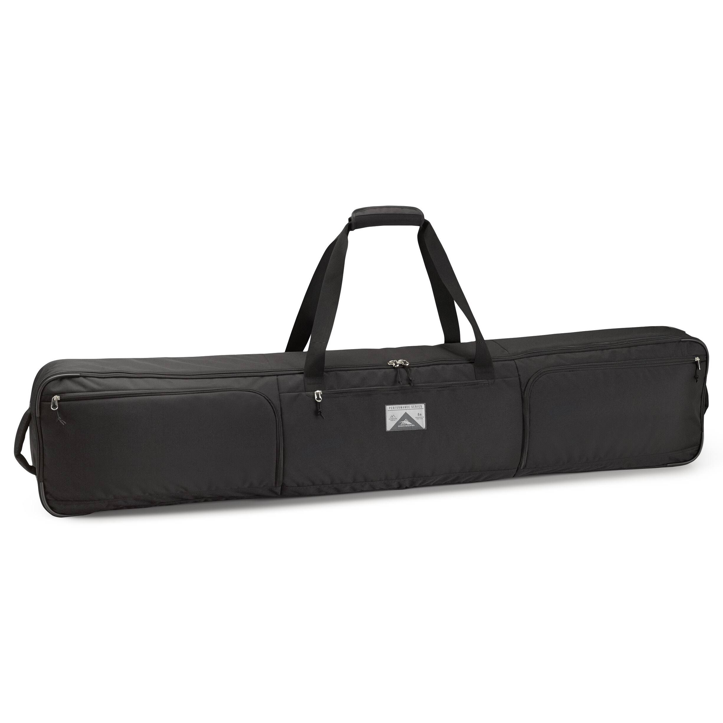 High Sierra Wheeled Double Ski Bag (Black)