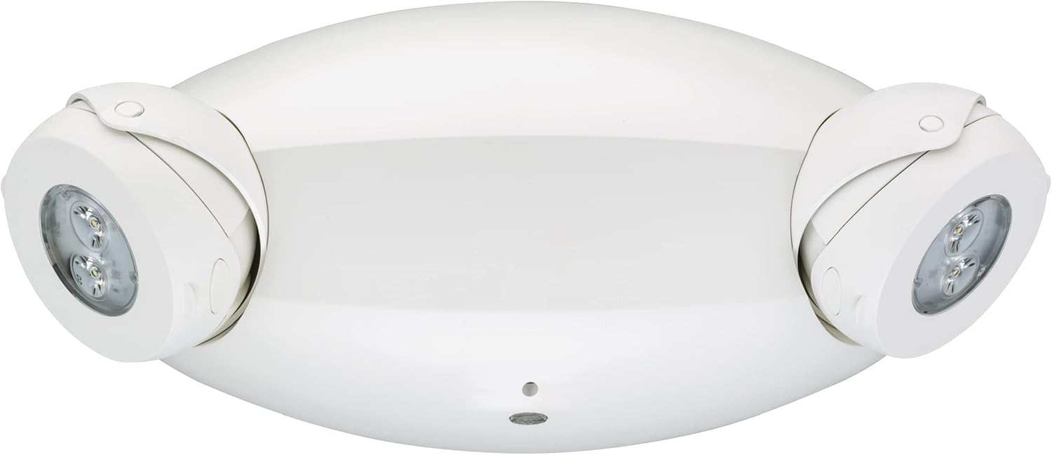 Lithonia Lighting ELM4L LED Emergency Sign, 3.3 watts, White Pack of 2