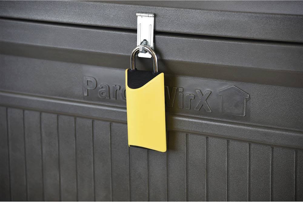 RTS Home Accents ParcelWirx Horizontal Smart Lock Premium Delivery Box, Graphite