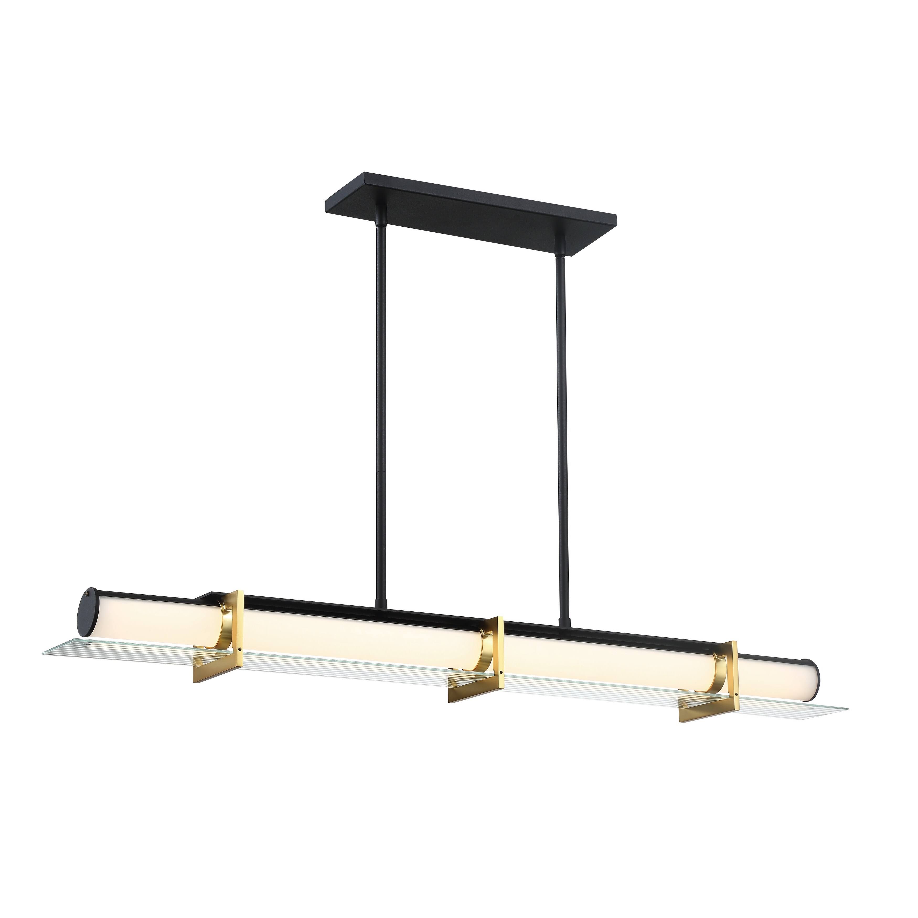 George Kovacs Midnight Gold LED Island Light - Sand Coal - P1516-707-L