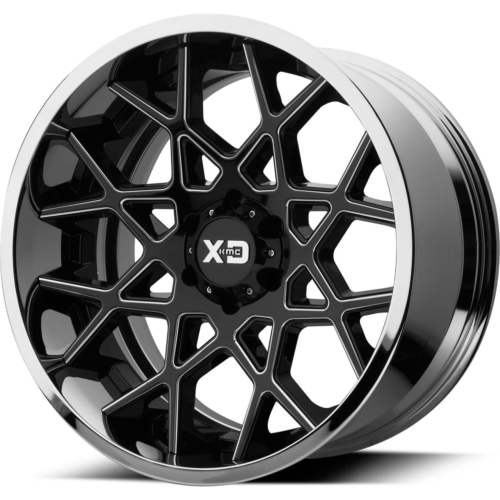 XD Series Xd203 Chopstix 20x12 8x170 -44mm Black/Chrome Wheel Rim 20x22 inch