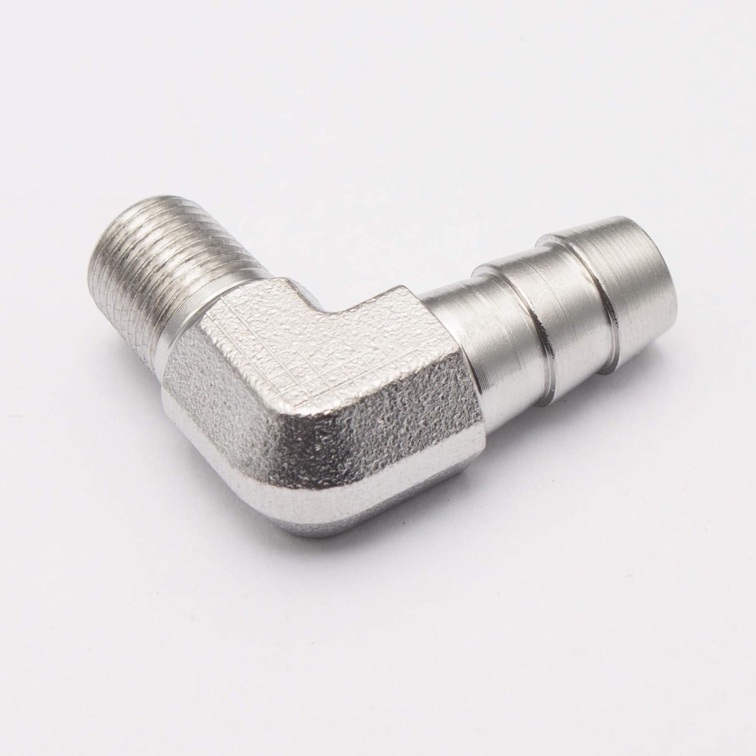LTWFITTING 90 Degree Elbow Stainless Steel 316 Barb Fitting 3/8