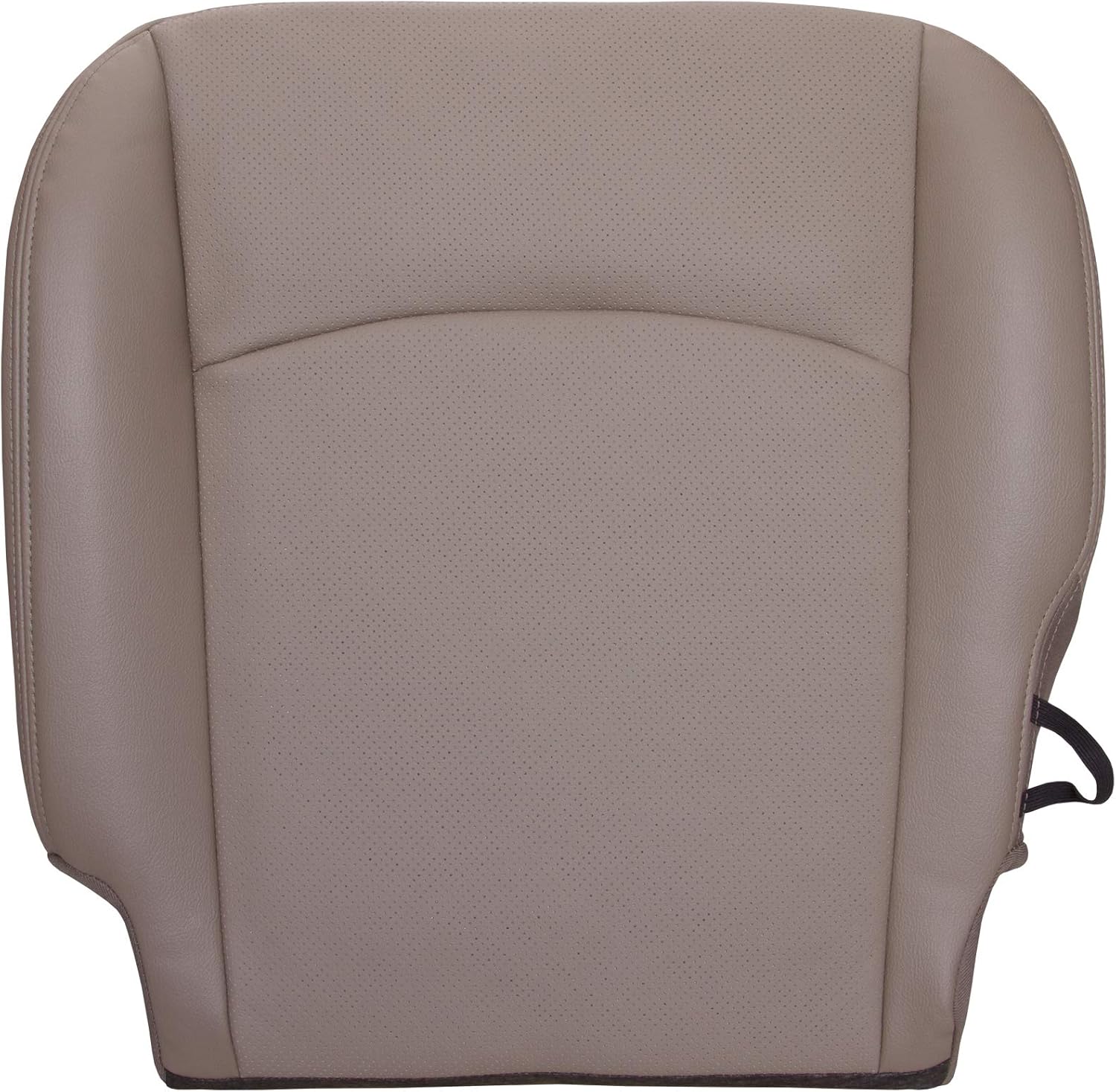 The Seat Shop Driver Bottom Replacement Perforated Leather Seat Cover - Dark Slate Gray (Compatible with 2009 - 2012 Dodge Ram Laramie 1500, and 2010 - 2012 Dodge Ram Laramie 2500/3500)