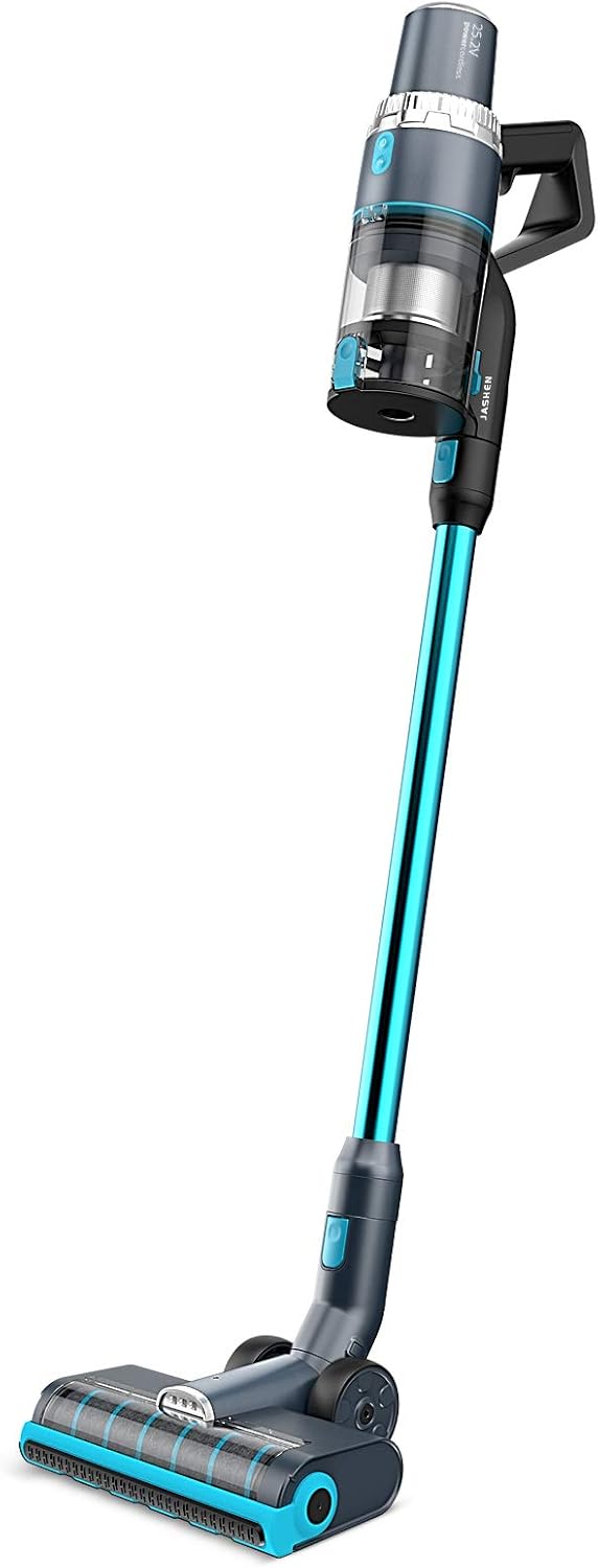 JASHEN V18E Cordless Vacuum Cleaner with Auto Mode, Lightweight Stick Vacuum Cleaner, 350W Suction, 4-in-1 Cordless Vac, for Hard floor, Tile, Laminate, Carpet