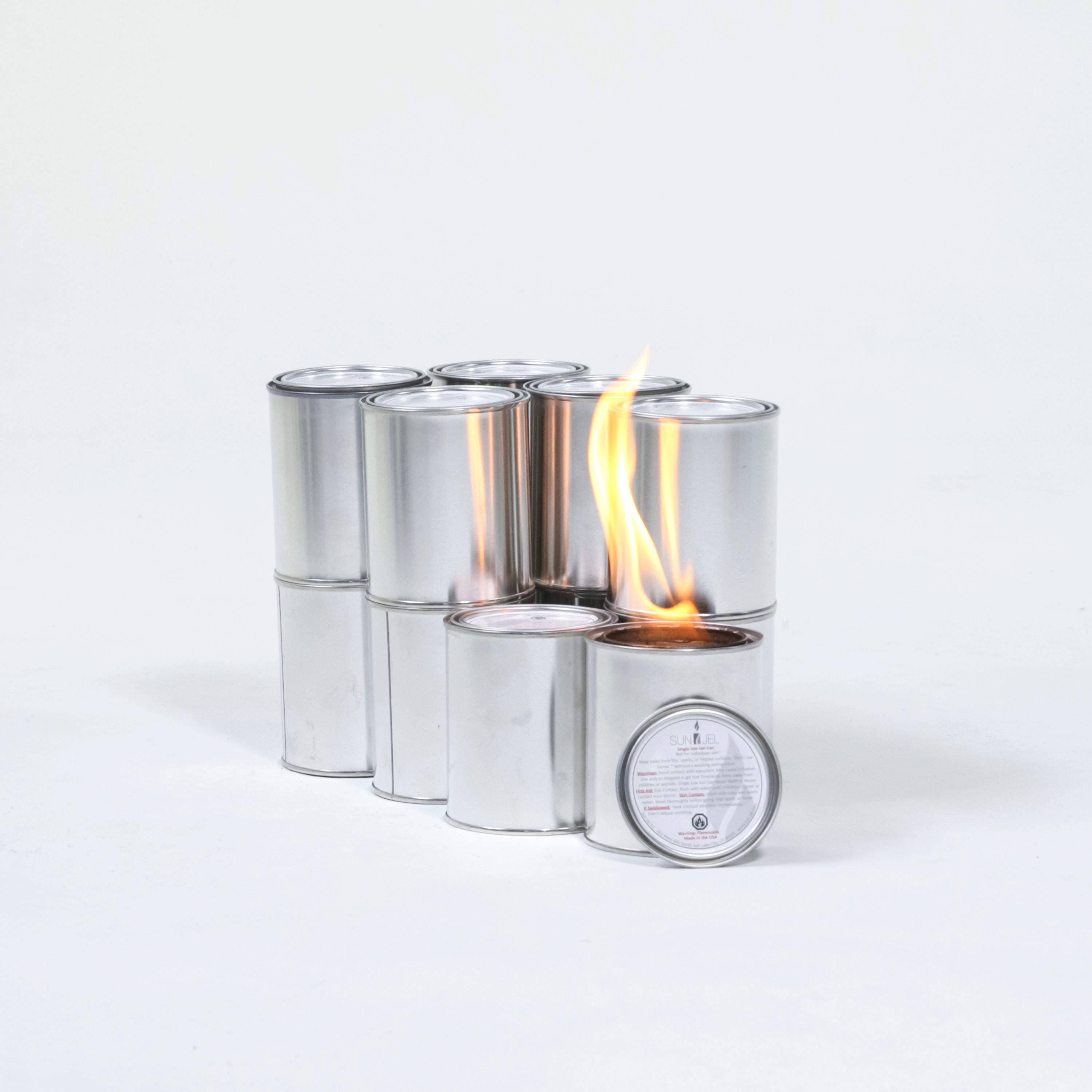 TerraFlame Pure Gel Fuel by SunJel - 12 Pack