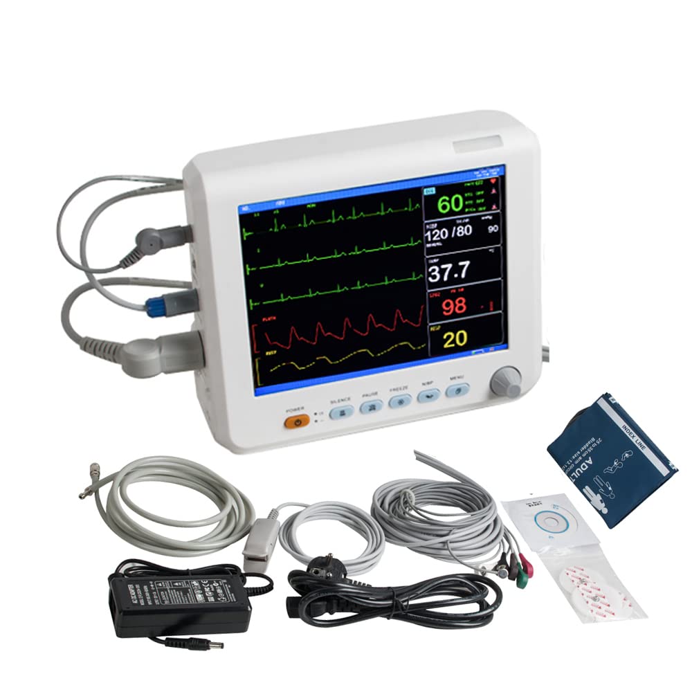Portable Multi-Parameter 8 Inch Machine with 6 Standard Parameters Color Display-US Shipping