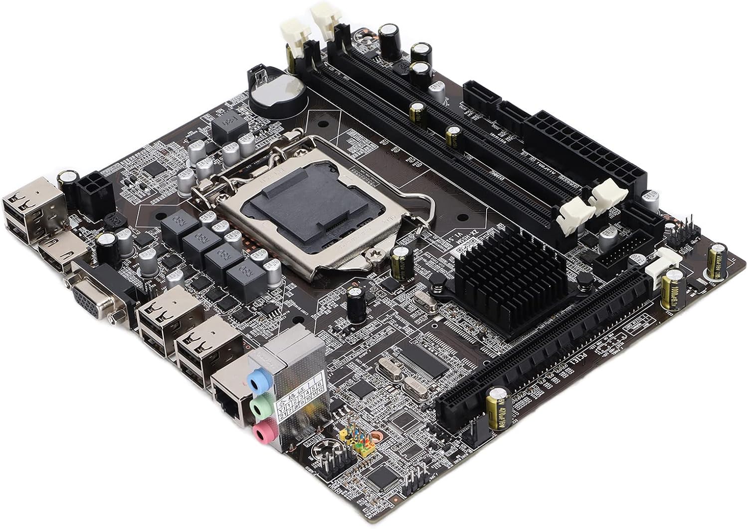 Desktop Motherboard, high Working Efficiency CPU Built in Display Chip 4 Pin Power Interface Supports for Socket 1156 Interface Processor.