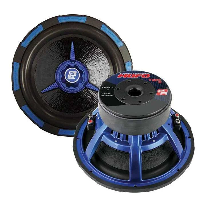 Power Acoustik 12x22 Woofer Dual 4 Ohm 2500W Max