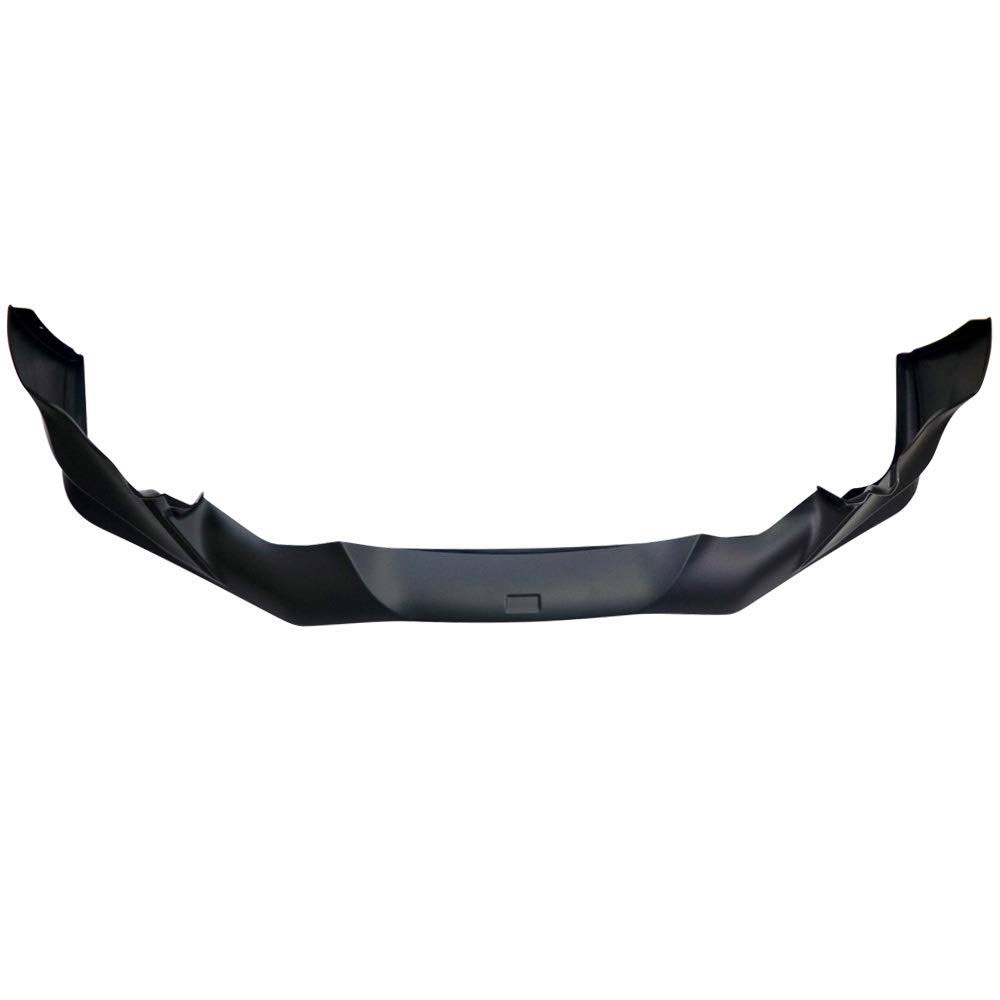 Ikon Motorsports Compatible with 17-20 Toyota 86 TRD Style Front Bumper Lip - PP, Black