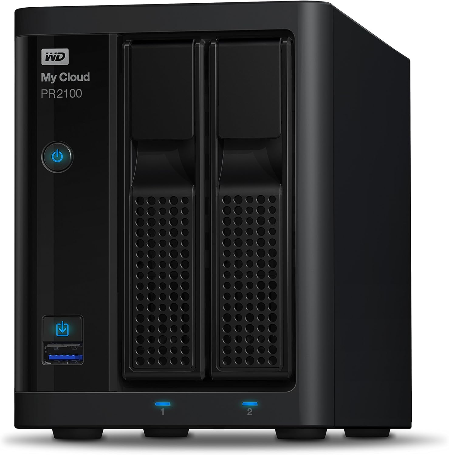 WD 12TB My Cloud&nbsp;Pro Series PR2100 Network Attached Storage - NAS - WDBBCL0120JBK-NESN