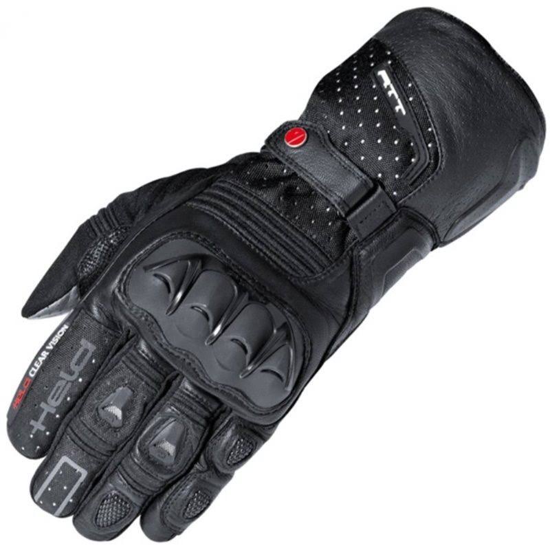 Held Air N Dry Motorcycle Gloves (GORE-TEX Gloves, Black)