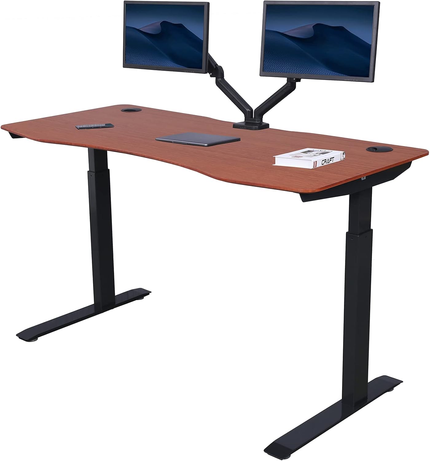 ApexDesk AX7133GRY Elite Series Electric Height Adjustable Standing Desk (71