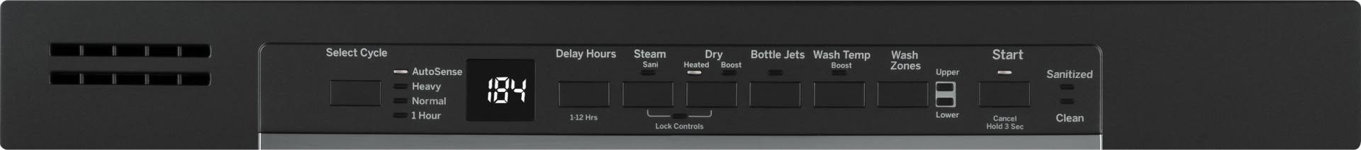 GE 24x22 Built in Dishwasher-Black Slate-GDF630PFMDS