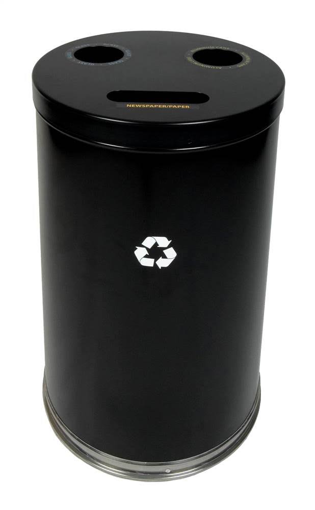 Witt Three Opening Recycling Unit, Black