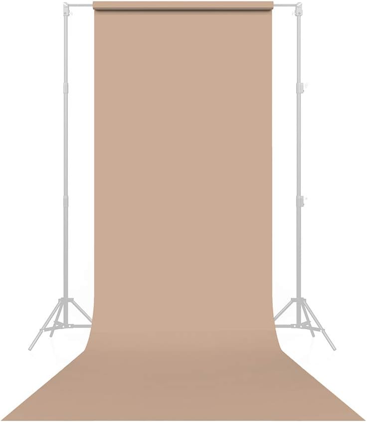 Savage Seamless Paper Photography Backdrop - #53 Pecan (53 in x 36 ft) for YouTube Videos, Live Streaming, Interviews and Portraits - Made in USA Pack of 2