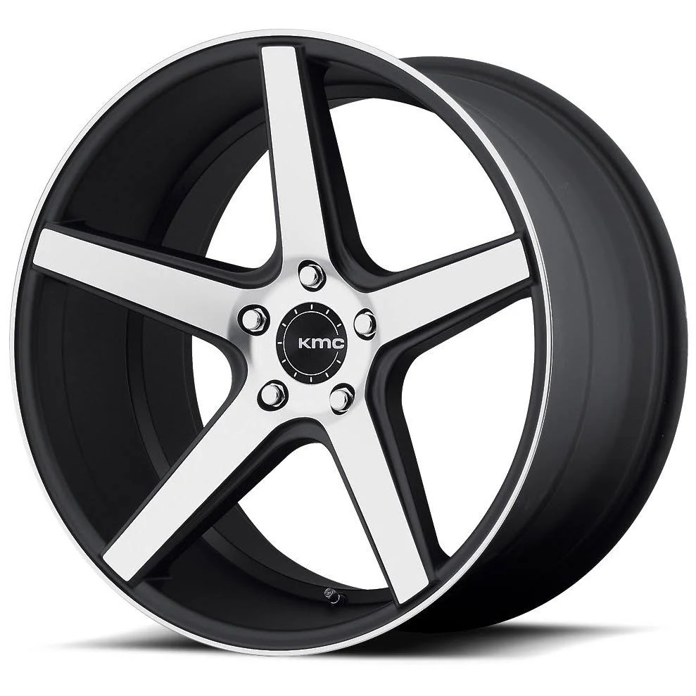 KMC Km685 District Machined Black 18x8 5x4.5 38mm (KM68588012538)