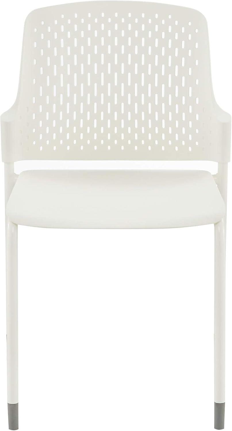 Safco Next Stacking Chairs, (Qty. 4), White