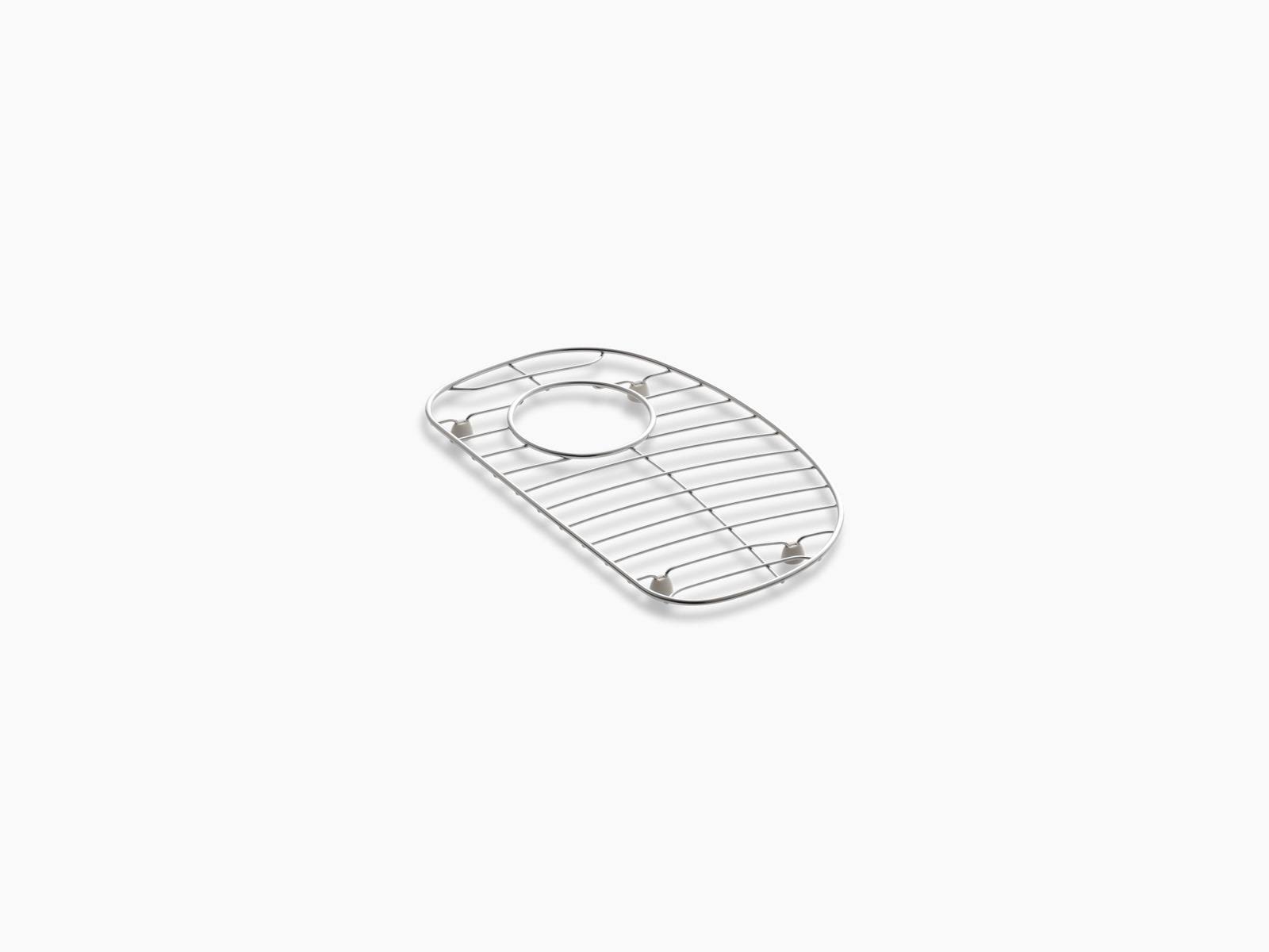 KOHLER K-6071-ST Small Bottom Basin Rack for Right Basin, Stainless Steel