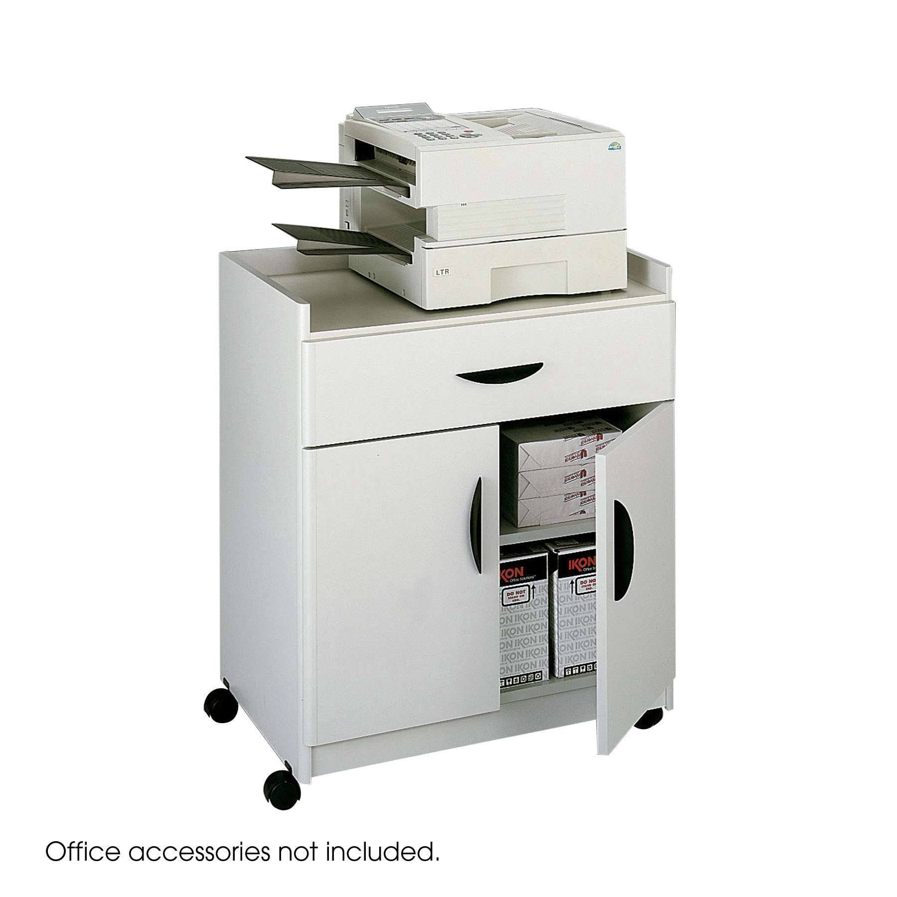 Safco Deluxe Mobile Machine Stand - Gray