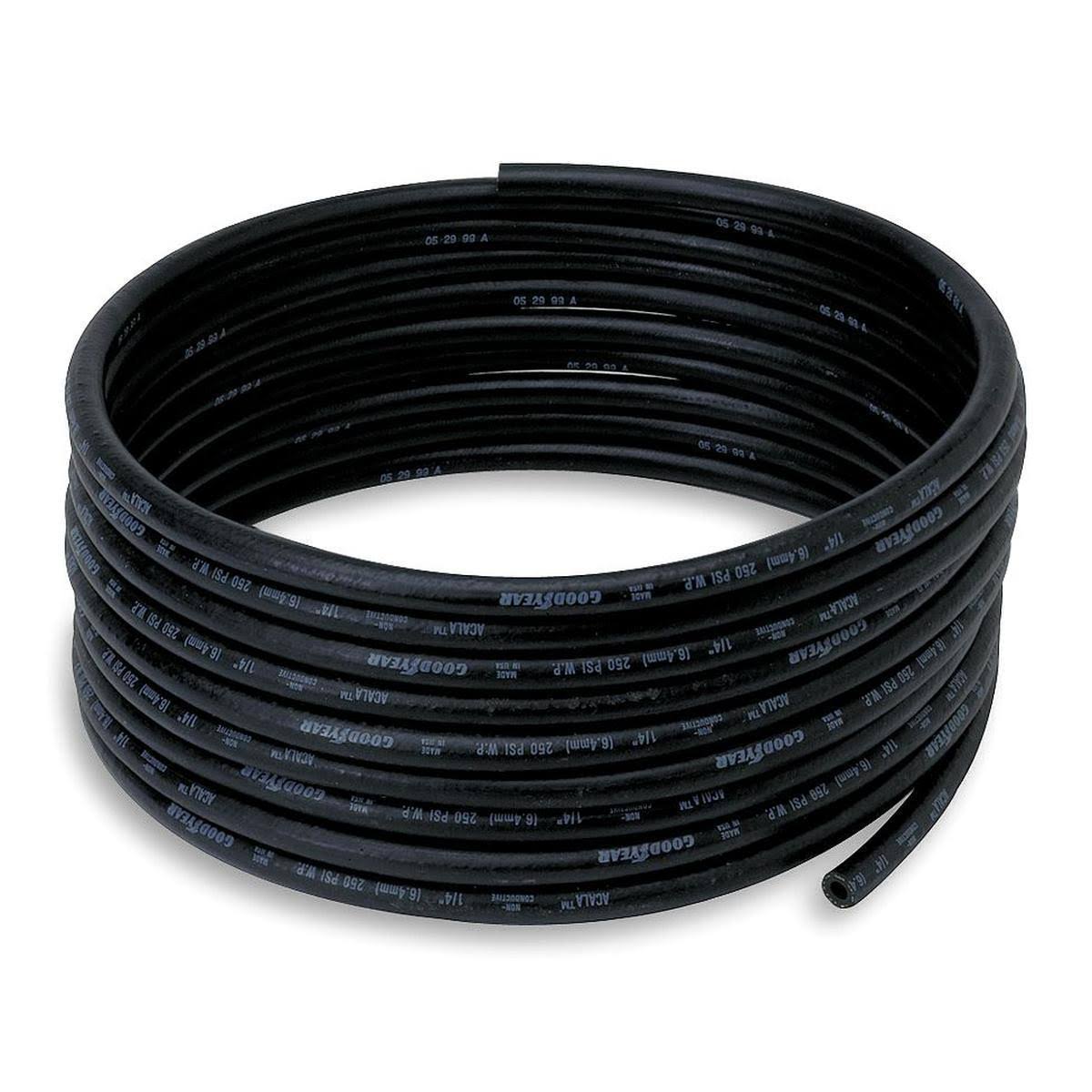 Speedaire 3JT64 1/4x22 x 250 ft EPDM Bulk Air Hose 200 PSI Black