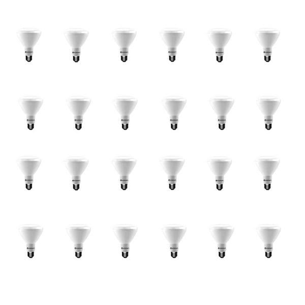 Ecosmart 65-Watt Equivalent BR30 Dimmable Energy Star LED Light Bulb Soft White (24-Pack) 10030242034X