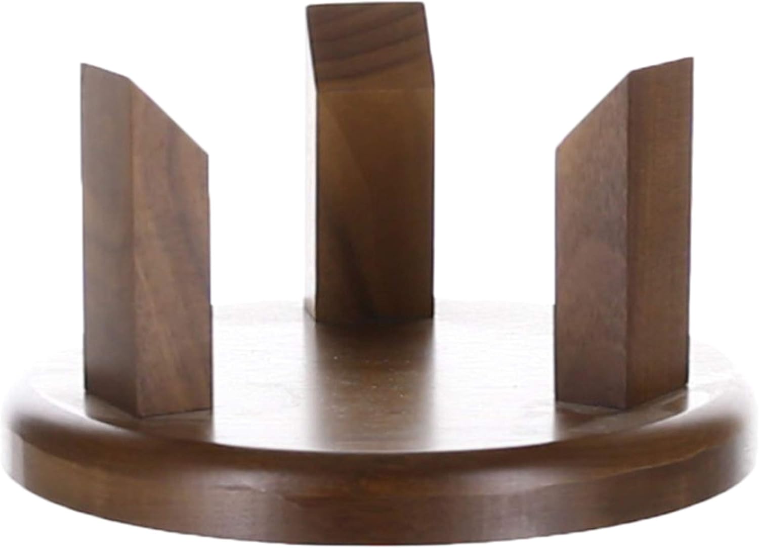 Decade Awards Solid Walnut Ball Stand - Holder - Ball Display - Football, Basketball, Soccer Pack of 2