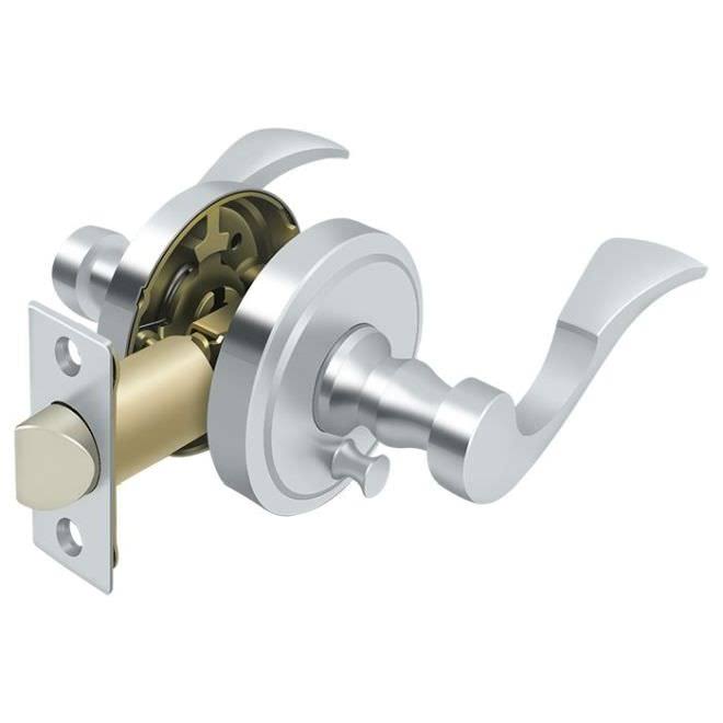 Deltana PRLLR2U15-LH Lacovia Lever Privacy Left Hand, Brushed Nickel