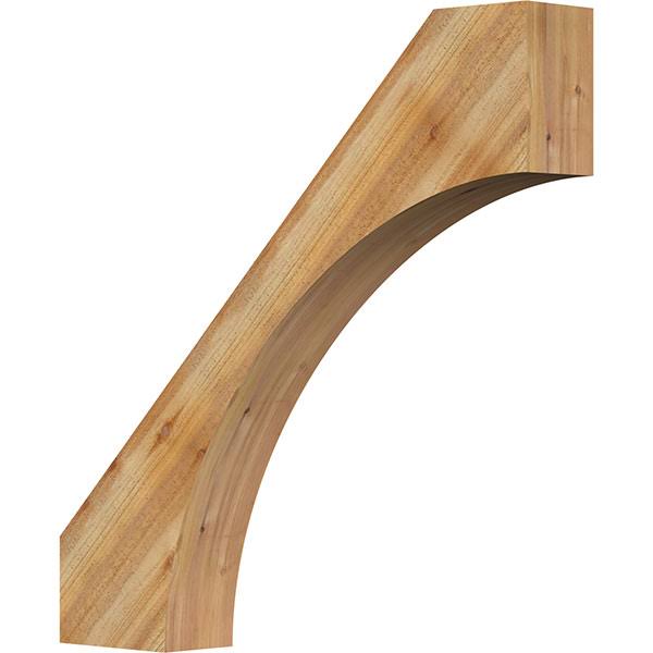 6x22W x 38x22D x 38x22H Westlake Rough Sawn Brace, Western Red Cedar